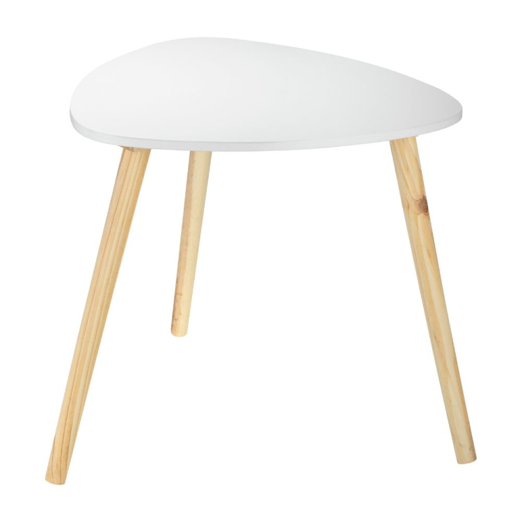 Stolik kawowy TRIO duży biały